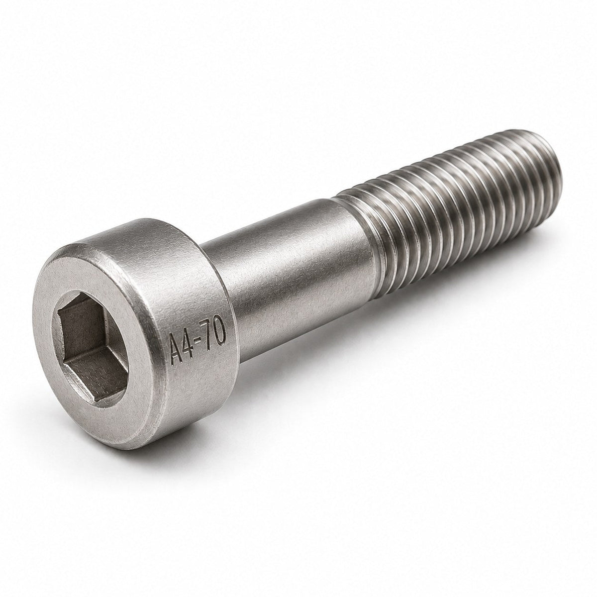 Cilinderkop UNC 1/2"-13 x 1" RVS A4 blank