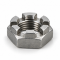 Kroonmoer laag model UNF 1"-12 blank Klasse 6