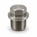Plug DIN 910 met kraag R3/4" RVS A4 blank