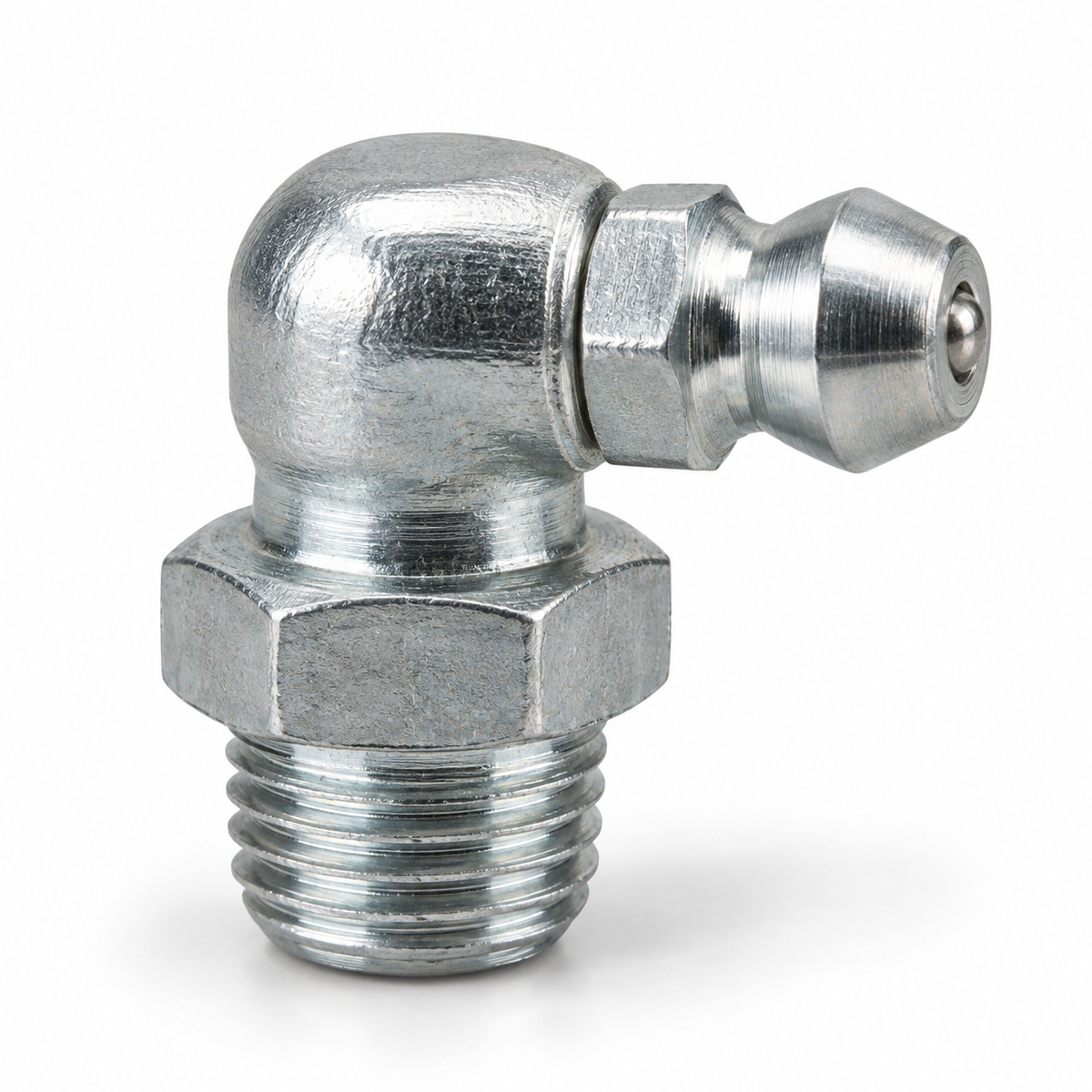 Smeernippel M6 90° verzinkt