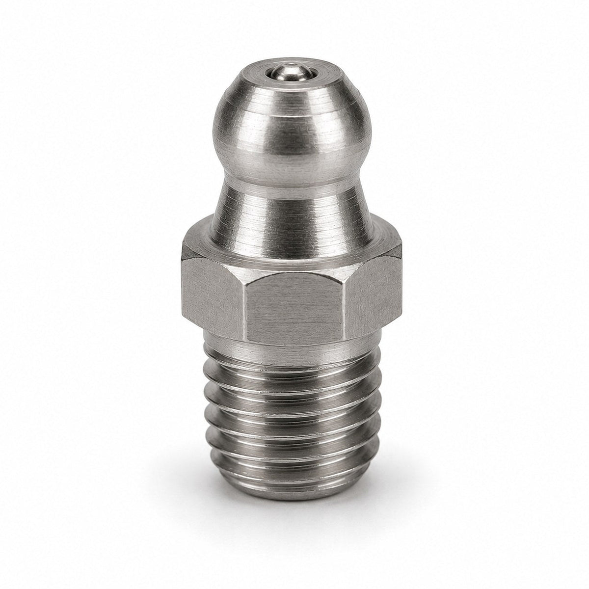 Smeernippel R1/8" 180° RVS