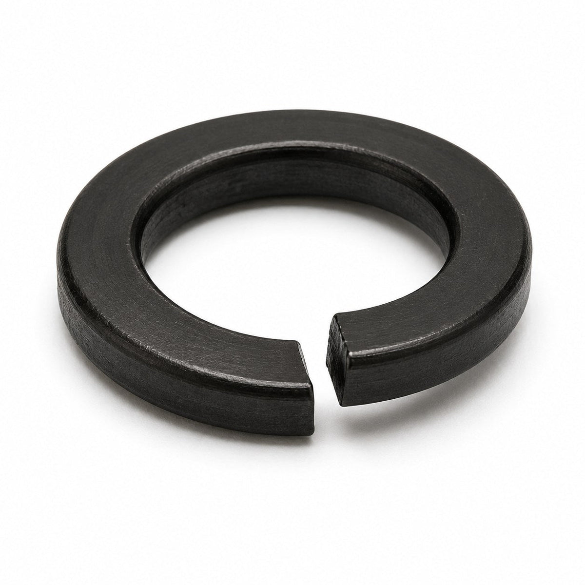 Veerring DIN 127B 1/4" zwart